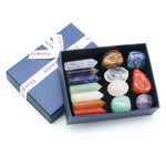 14 PCs Quartz Crystal Polished Gemstones Gift Box