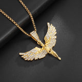 Guardian Angel Wing Pendant Necklaces