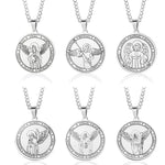 Seven Angels Pendant Necklace