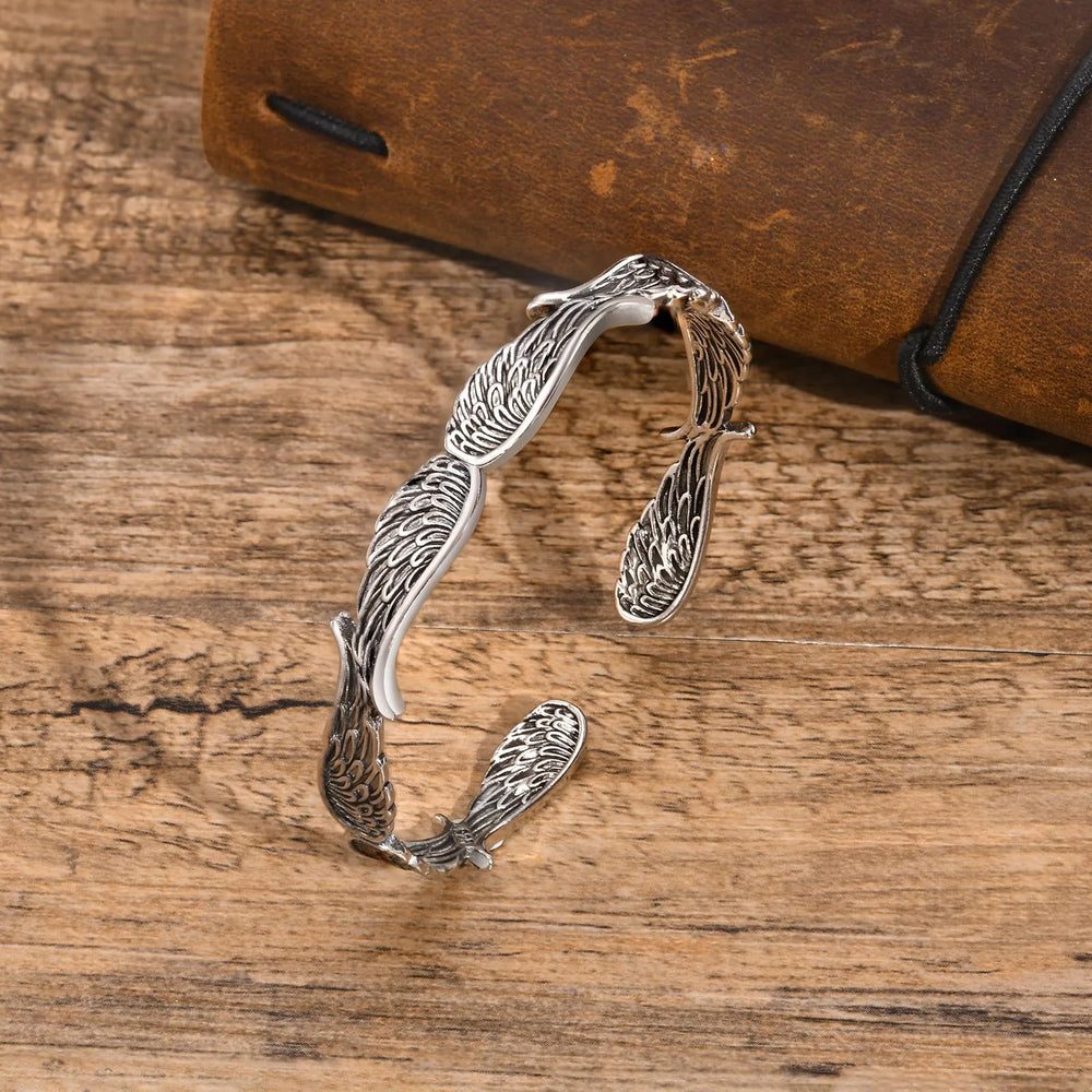 Guardian Angel Wings Cuff Bracelet