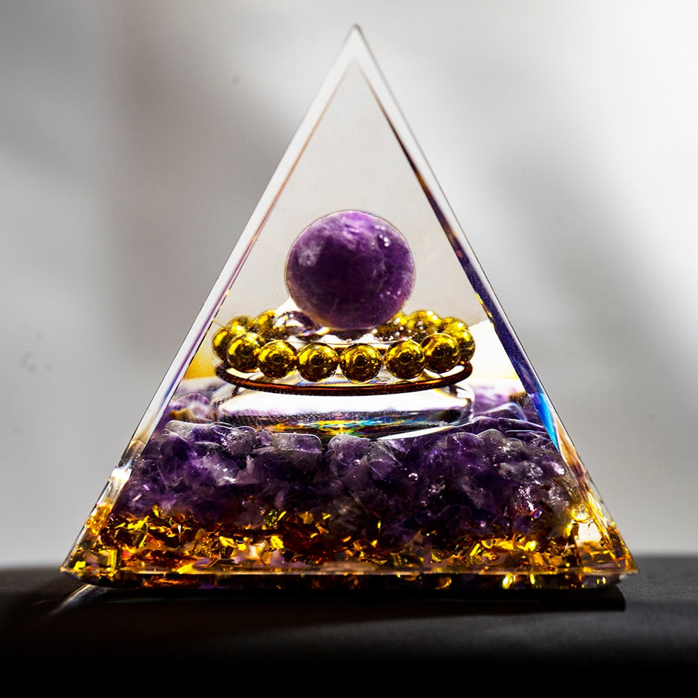 Orgone Pyramid Energy Healing Crystal
