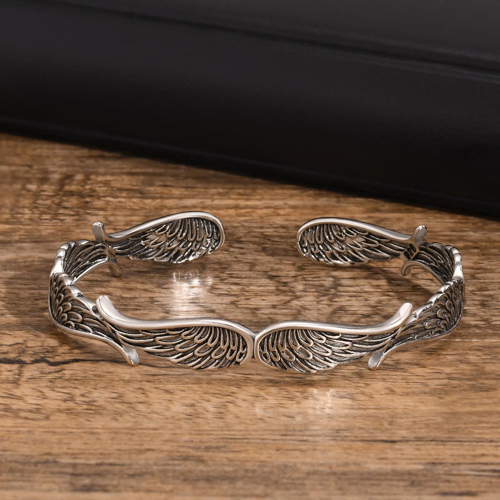 Guardian Angel Wings Cuff Bracelet