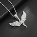 Guardian Angel Wing Pendant Necklaces