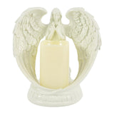 Resin Praying Guardian Wings Angel Candle Holder