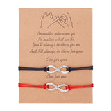2PCs Couple Wish Bracelet