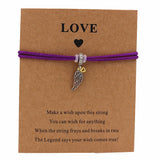 My Guardian Angel Wing Love Wish Bracelet