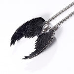 Retro Angel Wing Men necklace