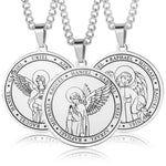 Seven Angels Pendant Necklace