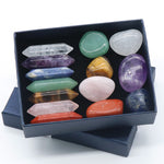 14 Pcs Set Healing Natural Stone Crystal Gift Box